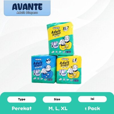 AVANTE PEREKAT Popok Dewasa All Size M9/L8/XL7