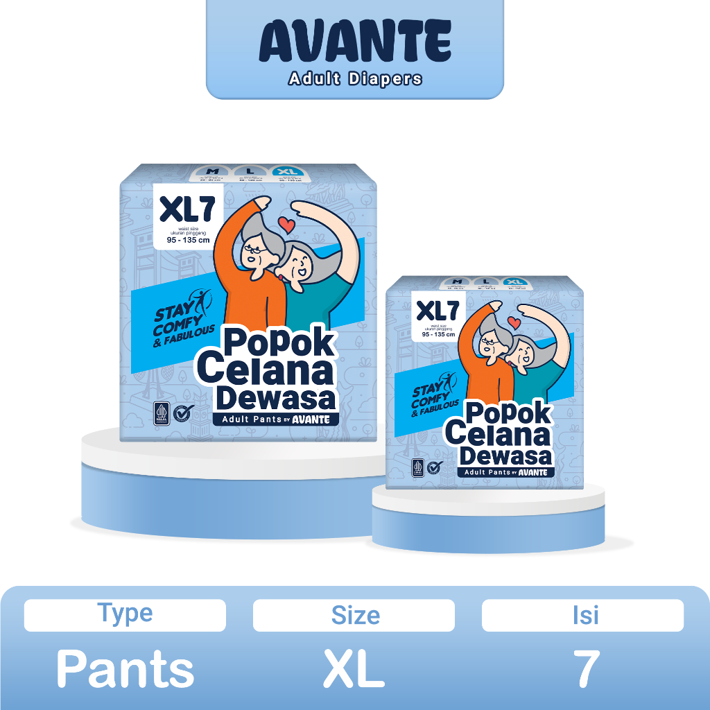 AVANTE Popok Dewasa Celana All Size M9/L8/XL7