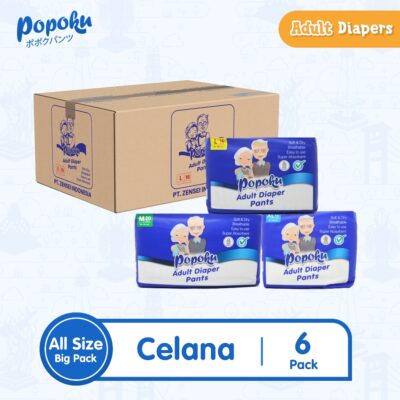 [KARTON] POPOKU Popok Dewasa Celana Jumbo