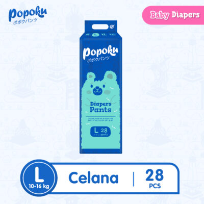 POPOKU Popok Bayi Celana Size L 28