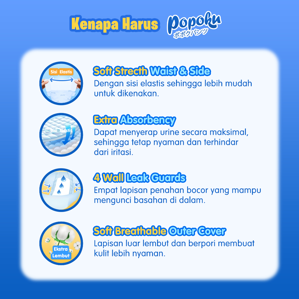 Popoku Popok Dewasa Tipe Celana Size M