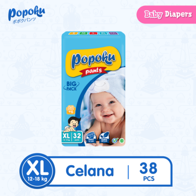 [POPOKU PANTS] Popok Bayi Celana EKSTRA ISI Size XL 38