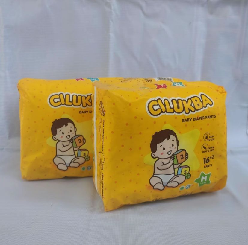 Cilukba Popok Bayi Celana Pants M 16+2 - Gambar 3