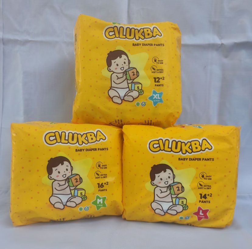 Cilukba Popok Bayi Celana Pants L 14+2 - Gambar 4