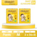 [BUNDLING MIDPACK] CILUKBA Popok Bayi Celana M 2x (16+2)