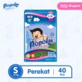 POPOKU Popok Bayi tipe Perekat (POPOKU Reguler) Size S isi 40pcs